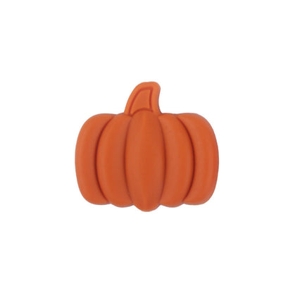 Harvest Pumpkin Silicone Beads - 27*30mm