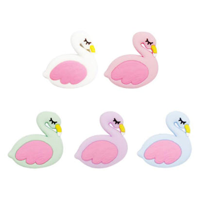Flamingo Silicone Beads 30*29mm