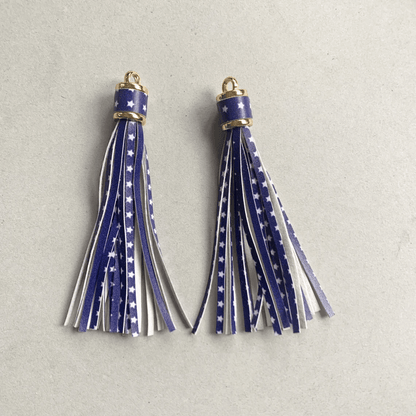 Leopard Sunflower Leather Tassel, PU Tassel