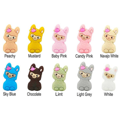 Alpaca Silicone Beads - 31*18mm
