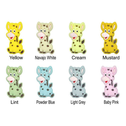 Giraffe Silicone Beads - 32*18mm
