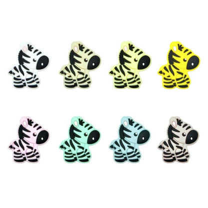 Zebra Silicone Beads - 31*29mm