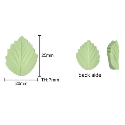 Leaf Silicone Beads - 25*20mm