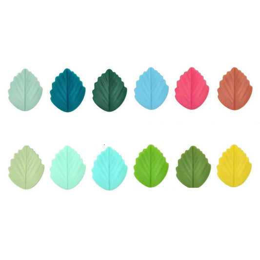 Leaf Silicone Beads - 25*20mm