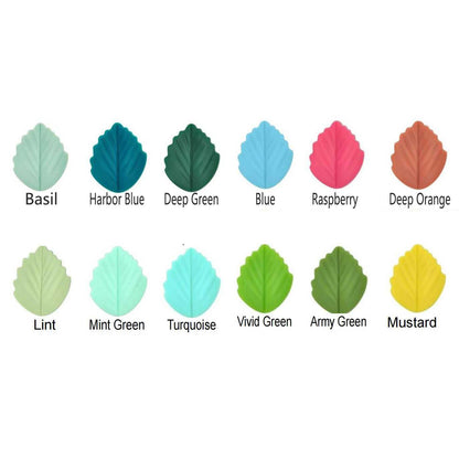 Leaf Silicone Beads - 25*20mm