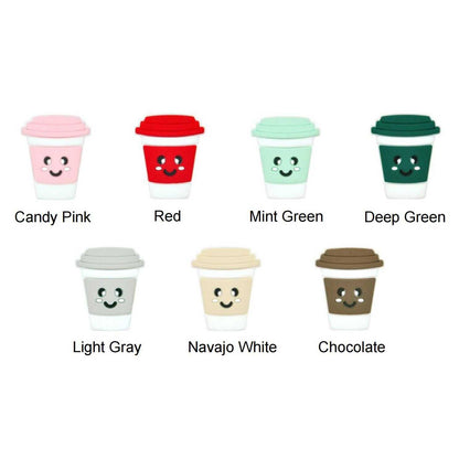 Coffee Cup Silicone Beads - 30*25mm
