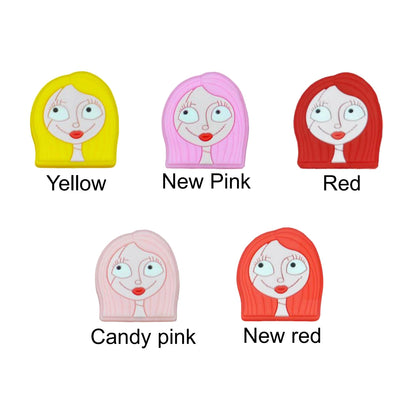 Halloween Patches Doll Silicone Beads - 30*27mm