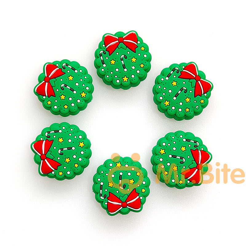 Christmas Tree Wreath Focal Beads