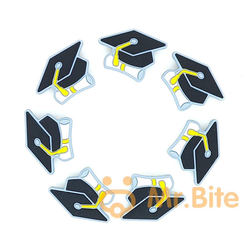 Graduation Hat Focal Beads