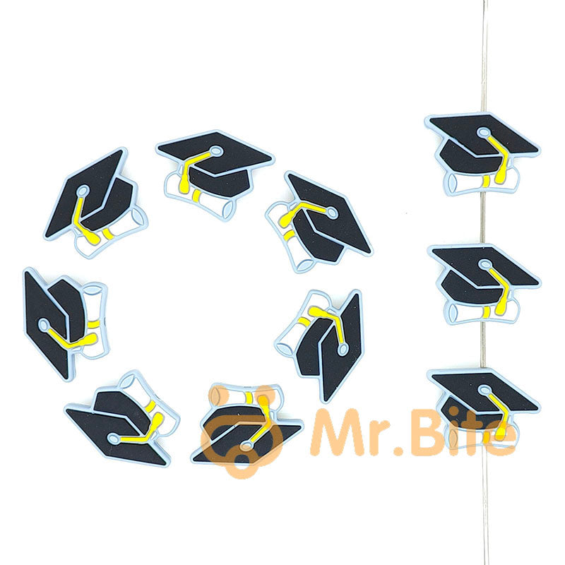 Graduation Hat Focal Beads