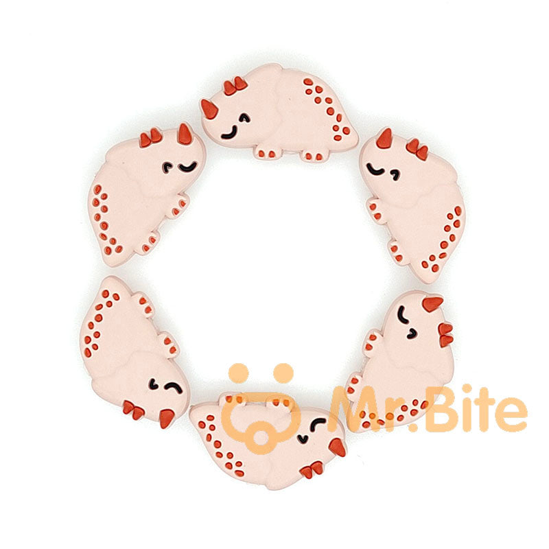 Dinosaur Focal Silicone Beads 30*18*8mm