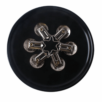 Football Pacifier Clips - Metal