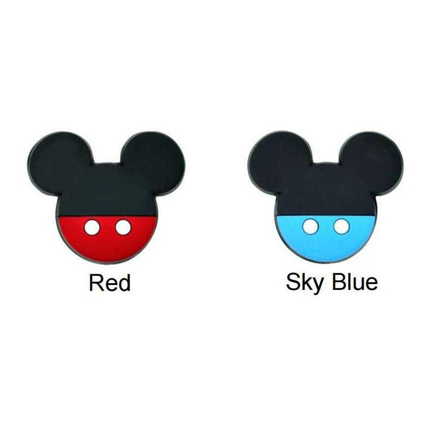 Mouse Head Silicone Beads - 30*35mm