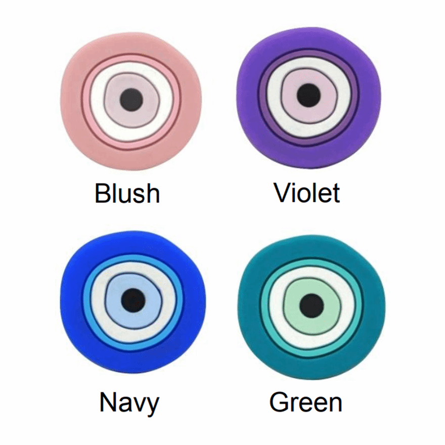 Nazar Silicone Beads - 20mm