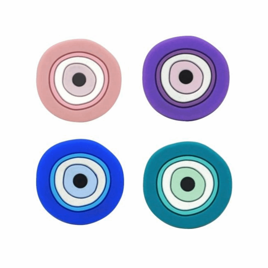 Nazar Silicone Beads - 20mm